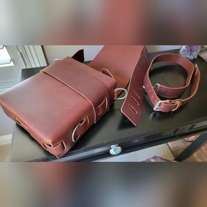 Colsen Keane The Traveler Cross Body Bag in Scotch Grunge Leather